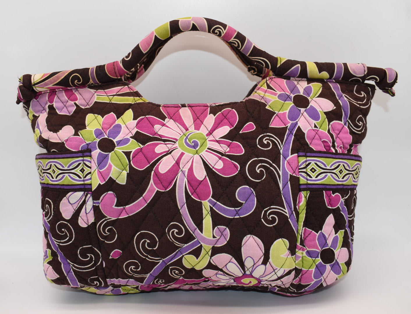 Vera Bradley Gabby Tote Bag in "Purple Punch" Pattern