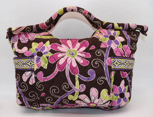 Vera Bradley Gabby Tote Bag in "Purple Punch" Pattern