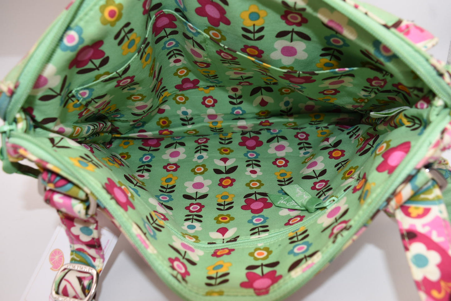 Vera Bradley Slim Crossbody Bag in "Tutti Frutti" Pattern