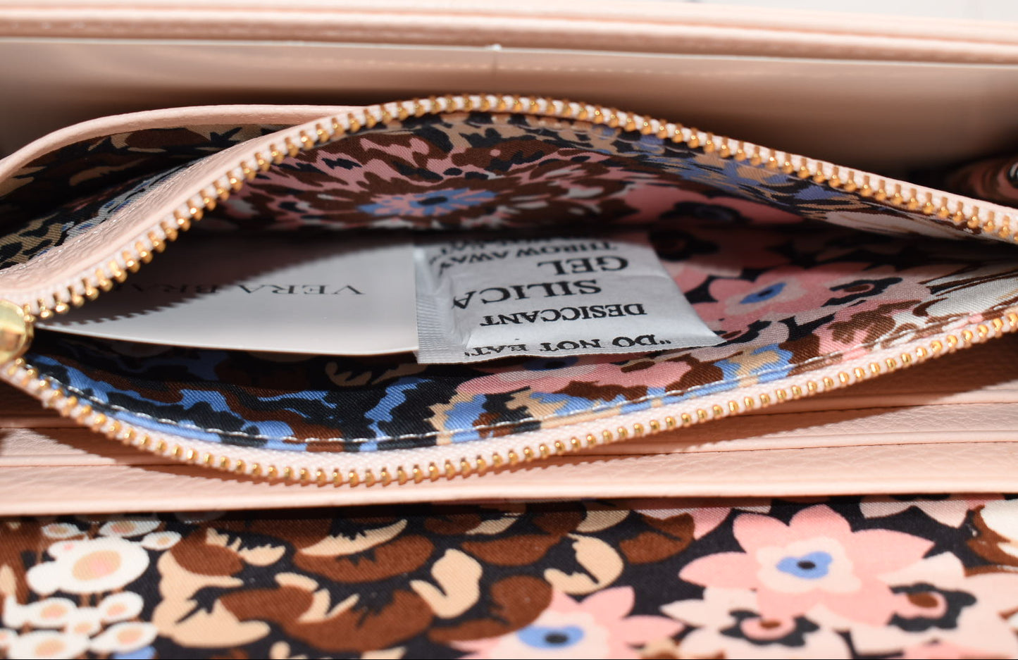 Vera Bradley Quilted Leather Audrey Wallet in Blush Color