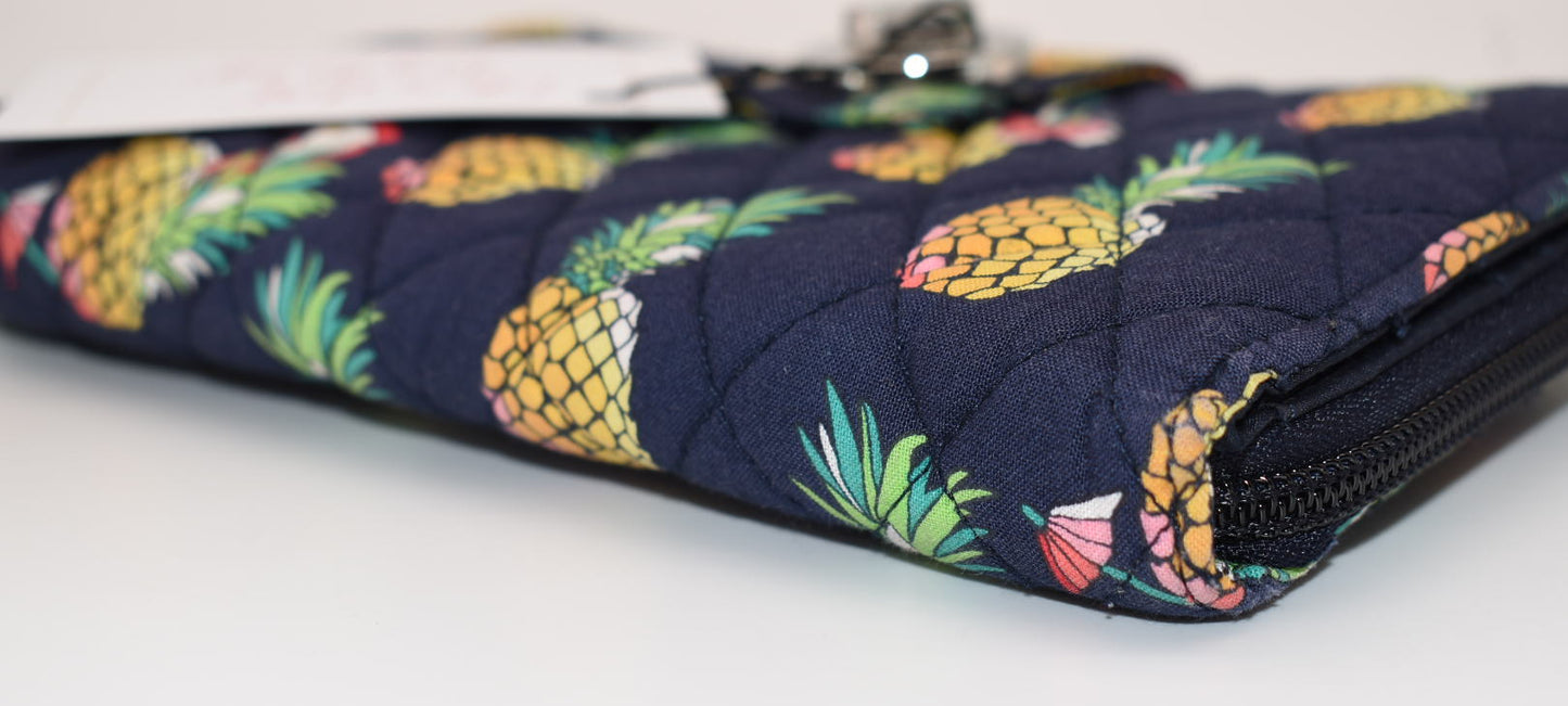 Vera Bradley RFID Turnlock Wallet in "Toucan Party"Pattern