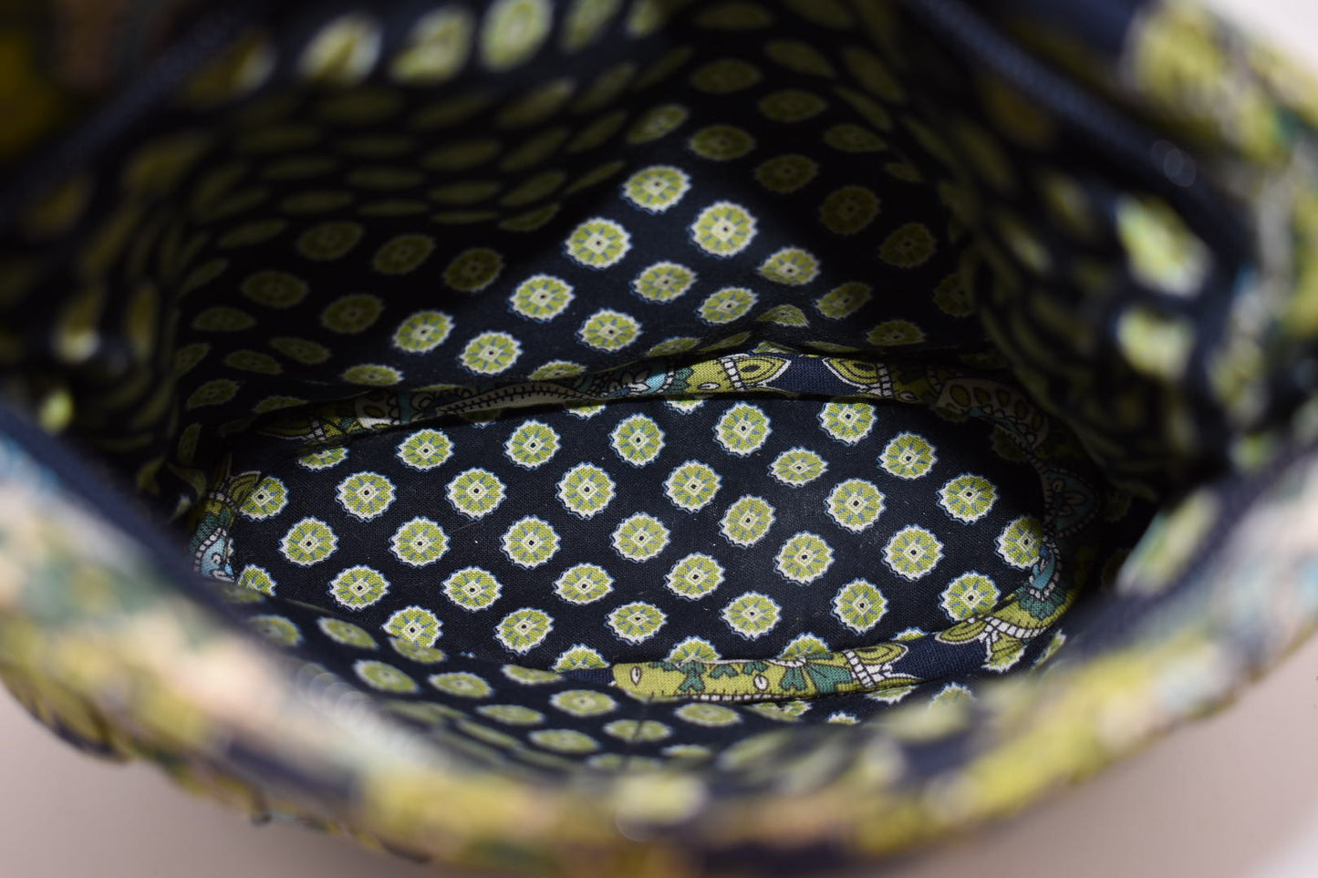 Vera Bradley Hannah Small Pleated Bag in "Cambridge" Pattern