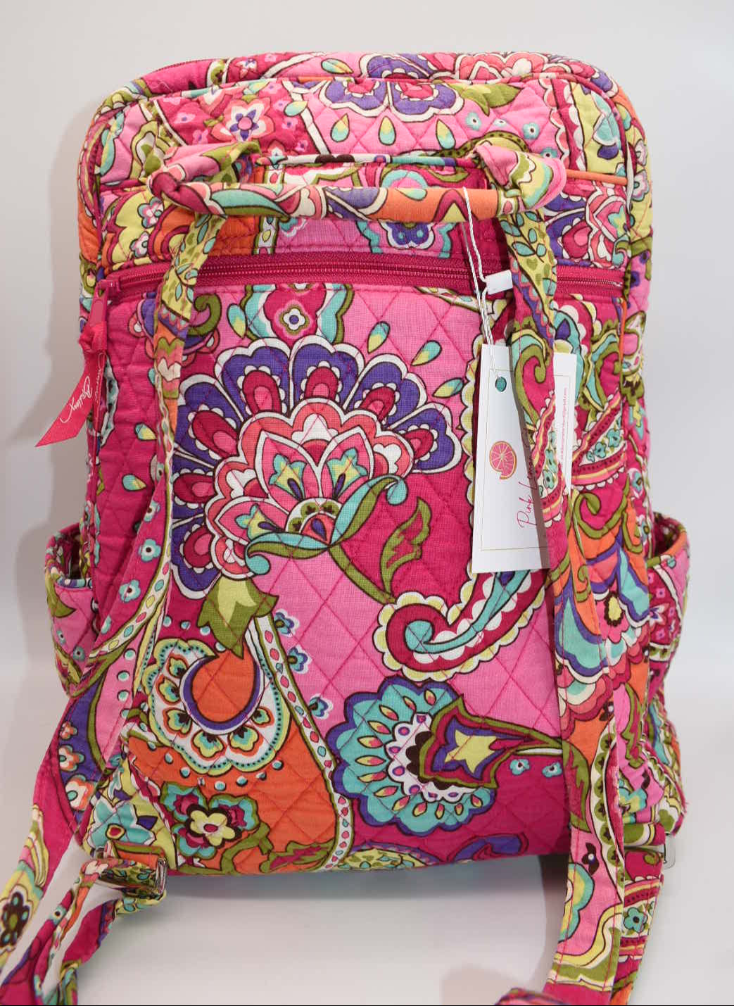 Vera Bradley Ultimate Backpack in "Pink Swirls" Pattern