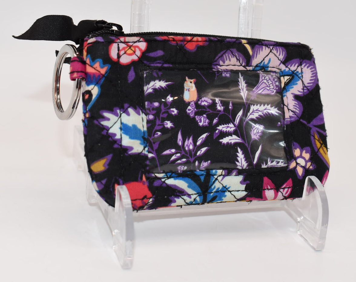 Vera Bradley Zip ID Case in "Foxwood" Pattern