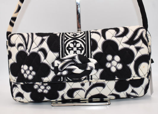 Vera Bradley "Knot Just a Clutch" Shoulder Bag in "Day & Night" Pattern