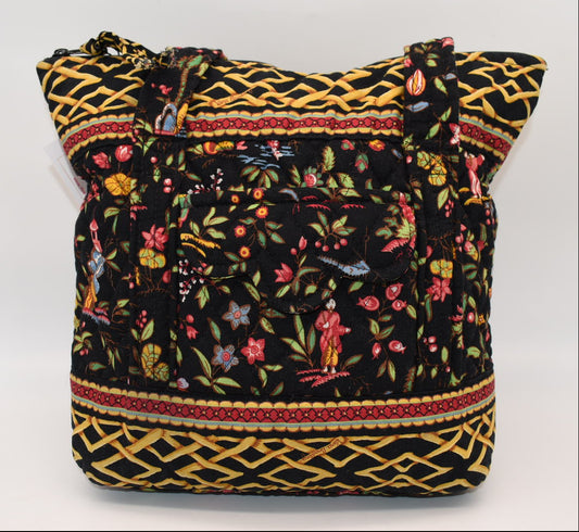 Vera Bradley Small Villager Tote Bag "Ming" Pattern