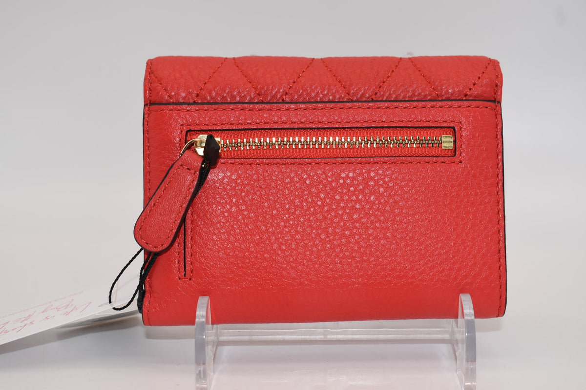Vera Bradley Riley Leather Compact Wallet in "Canyon Sunset"