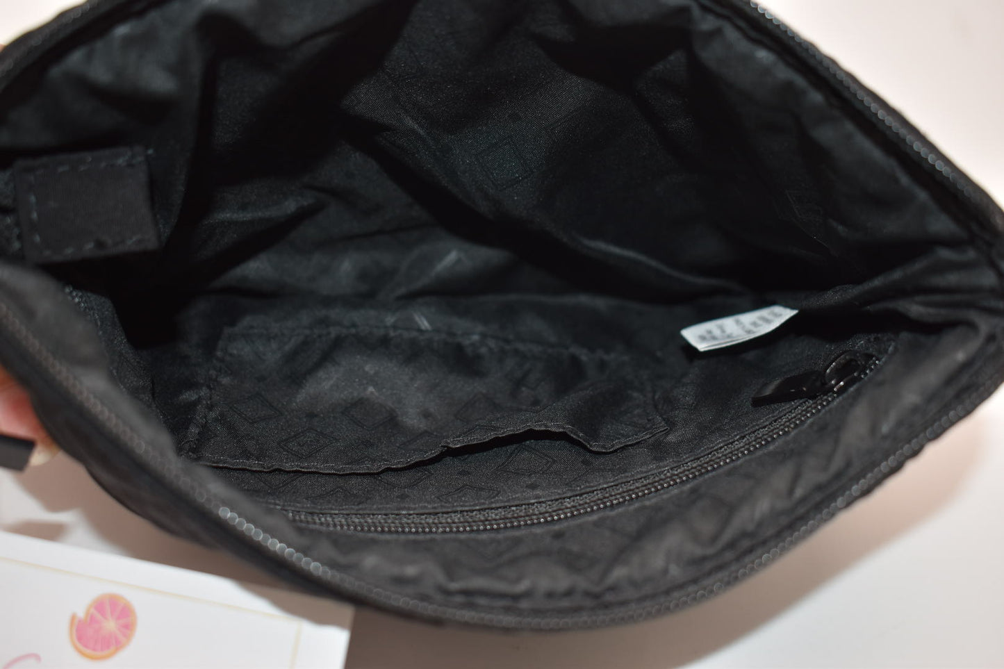 Vera Bradley Microfiber RFID All-Day Simple Wristlet in Black