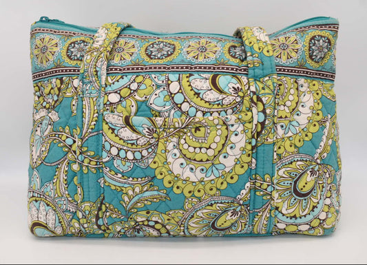Vera Bradley Large Betsy Shoulder Bag in "Peacock" Pattern