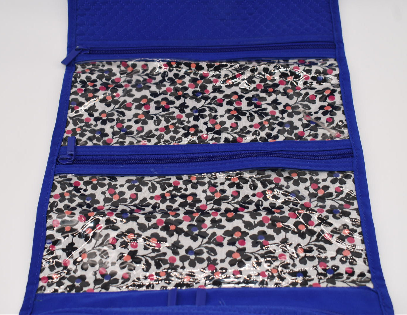 Vera Bradley Iconic Hanging Travel Organizer in Microfiber Royal Blue