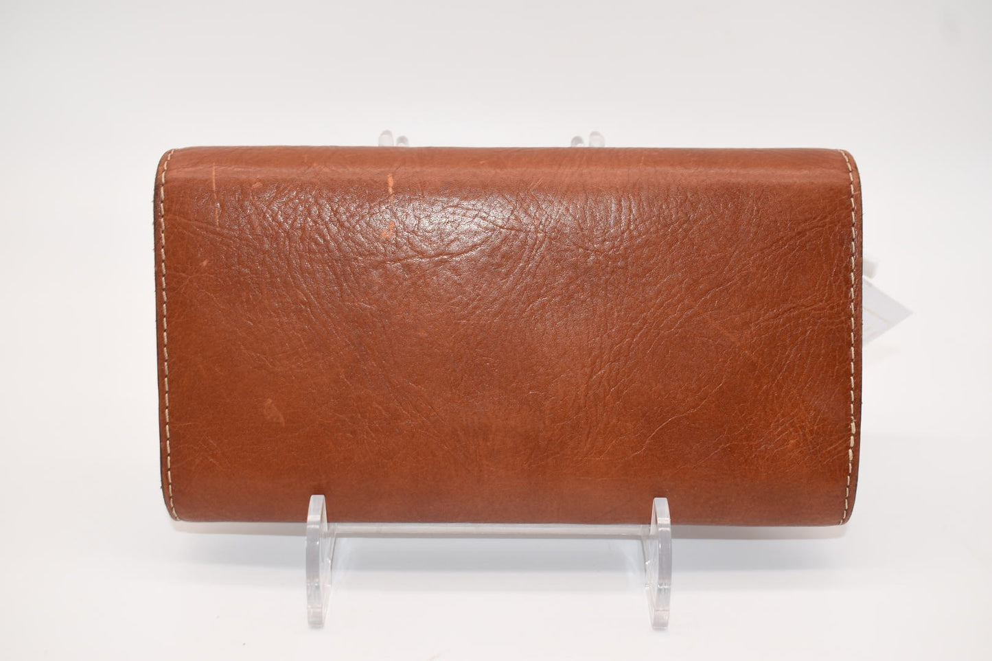 Patricia Nash Leather Trifold Wallet in Heritage Tan