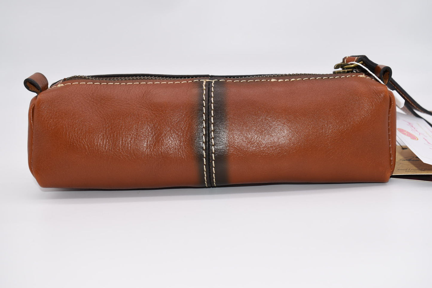 Patricia Nash Isla Oblong Zip Pouch Wristlet in Tan