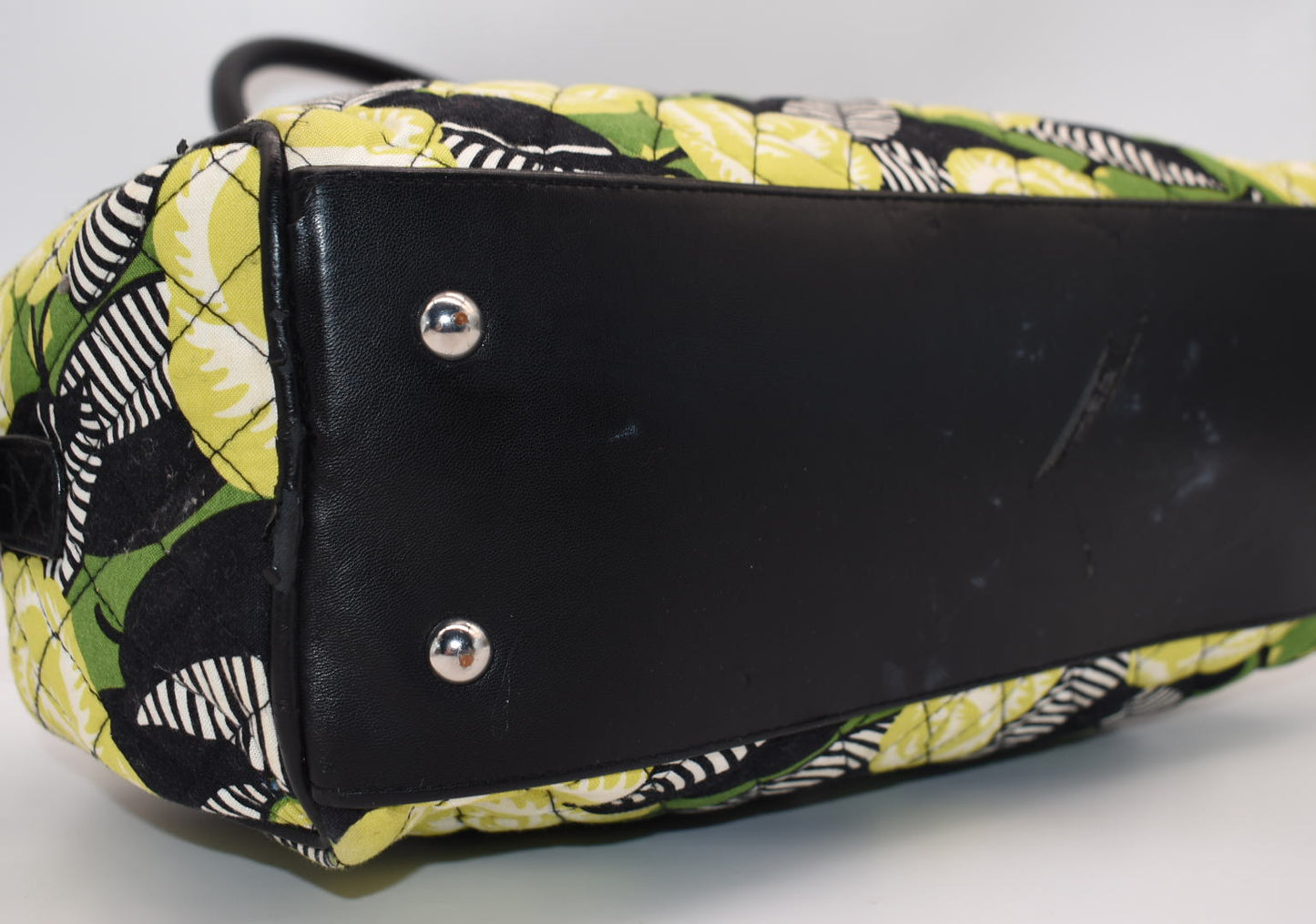 Vera Bradley Quilted Emma Satchel Bag in "La Neon Rose" Pattern