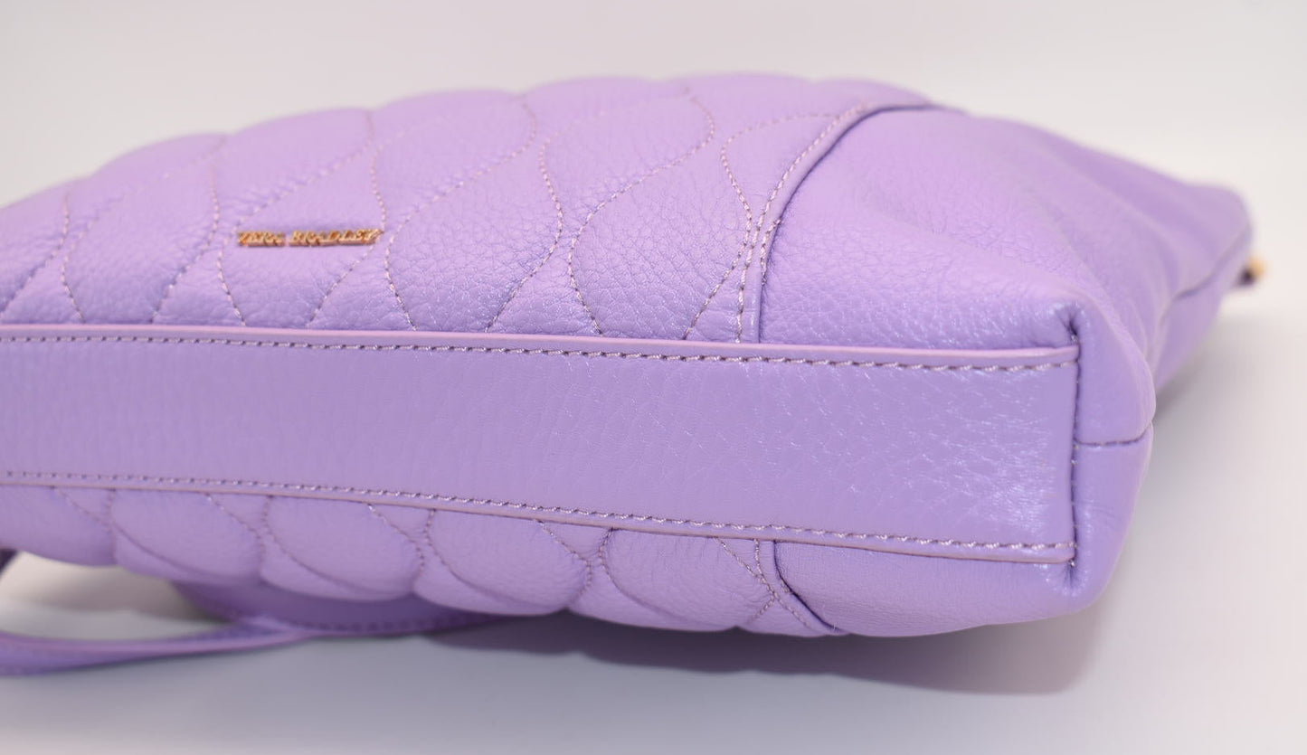 Vera Bradley Quilted Leather Molly Crossbody Bag in Lavendar