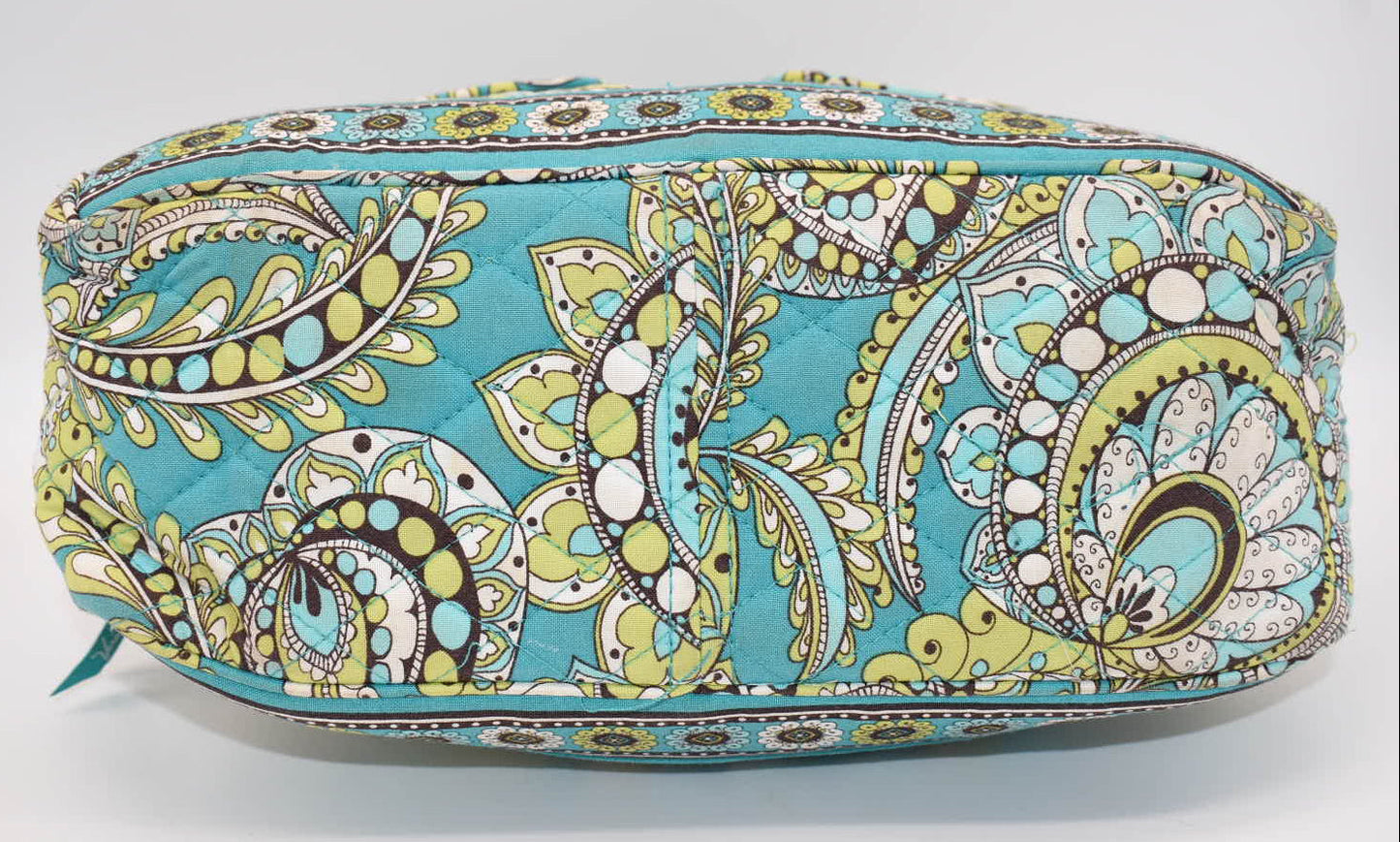 Vera Bradley Small Bowler Satchel Bag in "Peacock" Pattern