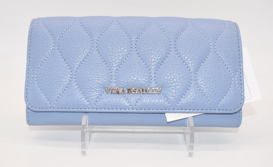 Vera Bradley Quilted Leather Audrey Wallet in Chambray