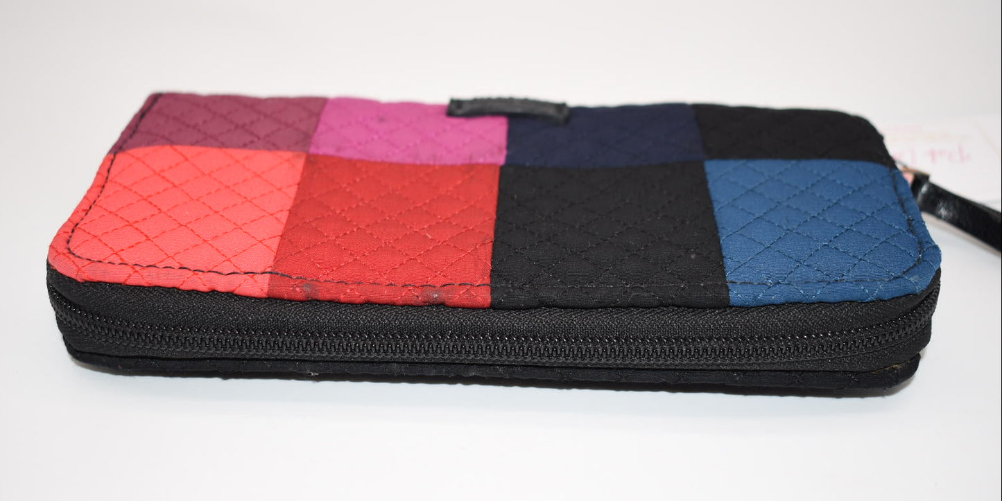 Vera Bradley Accordion Wallet in "Winter Patchwork" Pattern