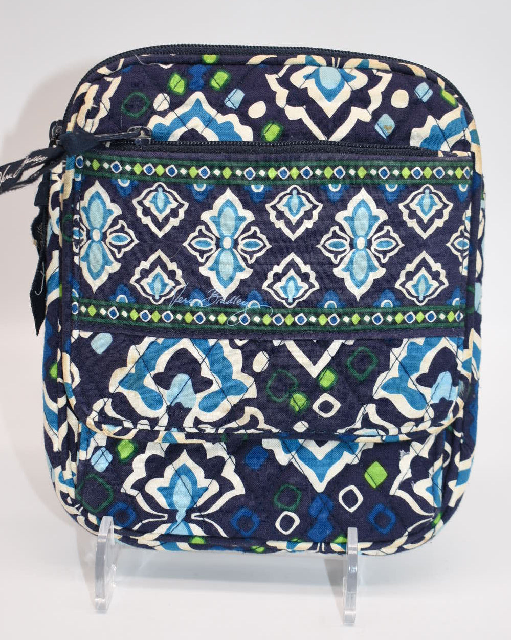 Vera Bradley Mini Hipster Crossbody Bag in "Ink Blue" Pattern