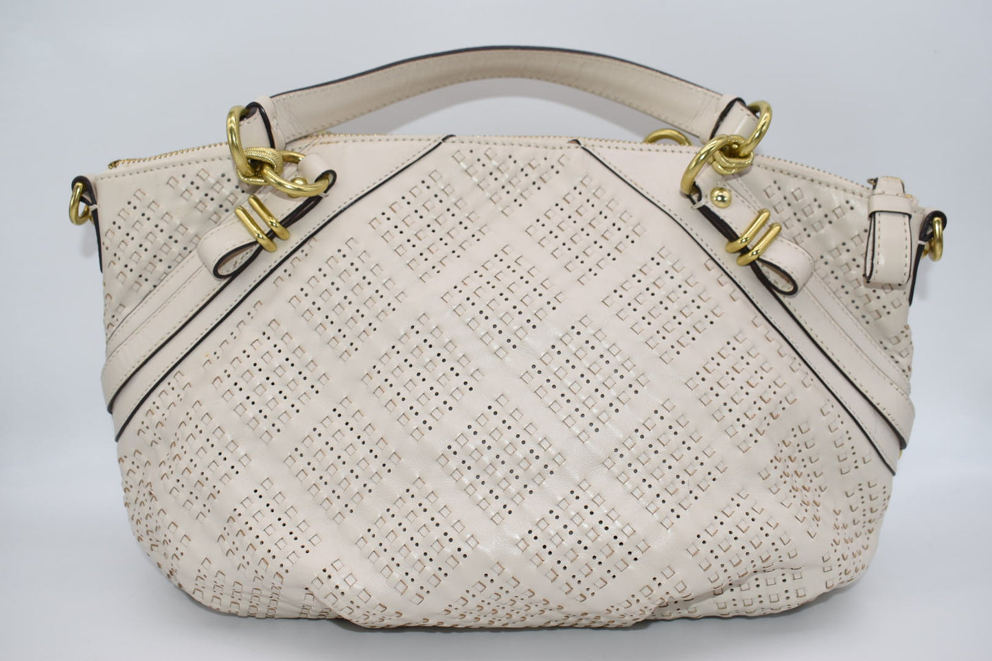Coach Madison Sophia Satchel Bag in Woven Leather