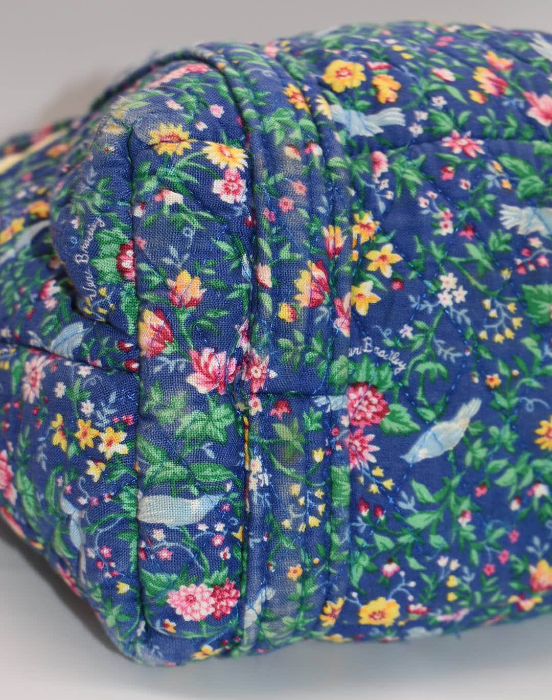 Vintage Vera Bradley Paddy Tote Bag in "Bluebird-1998" Pattern