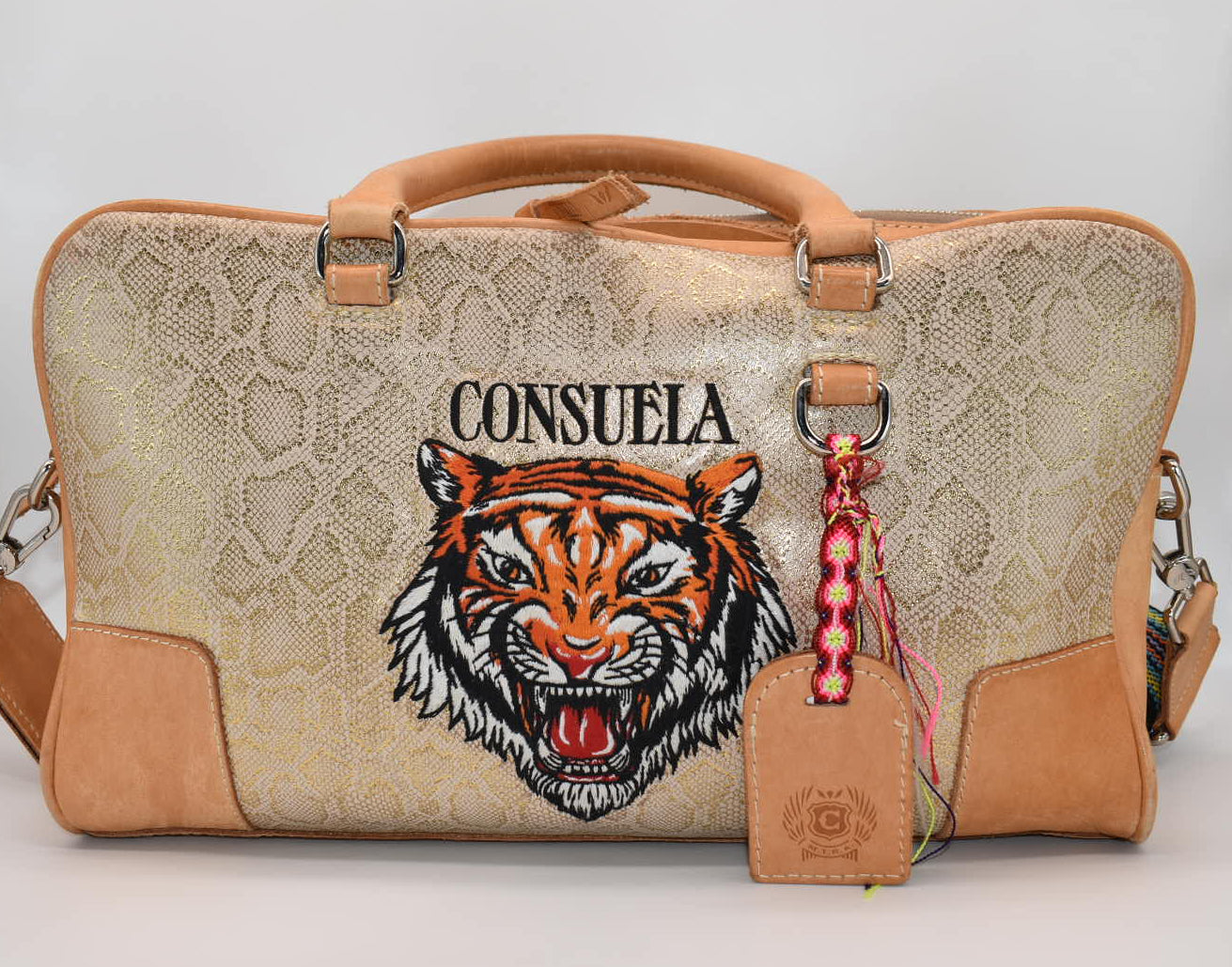 Consuela Carryall Gilded Satchel Bag