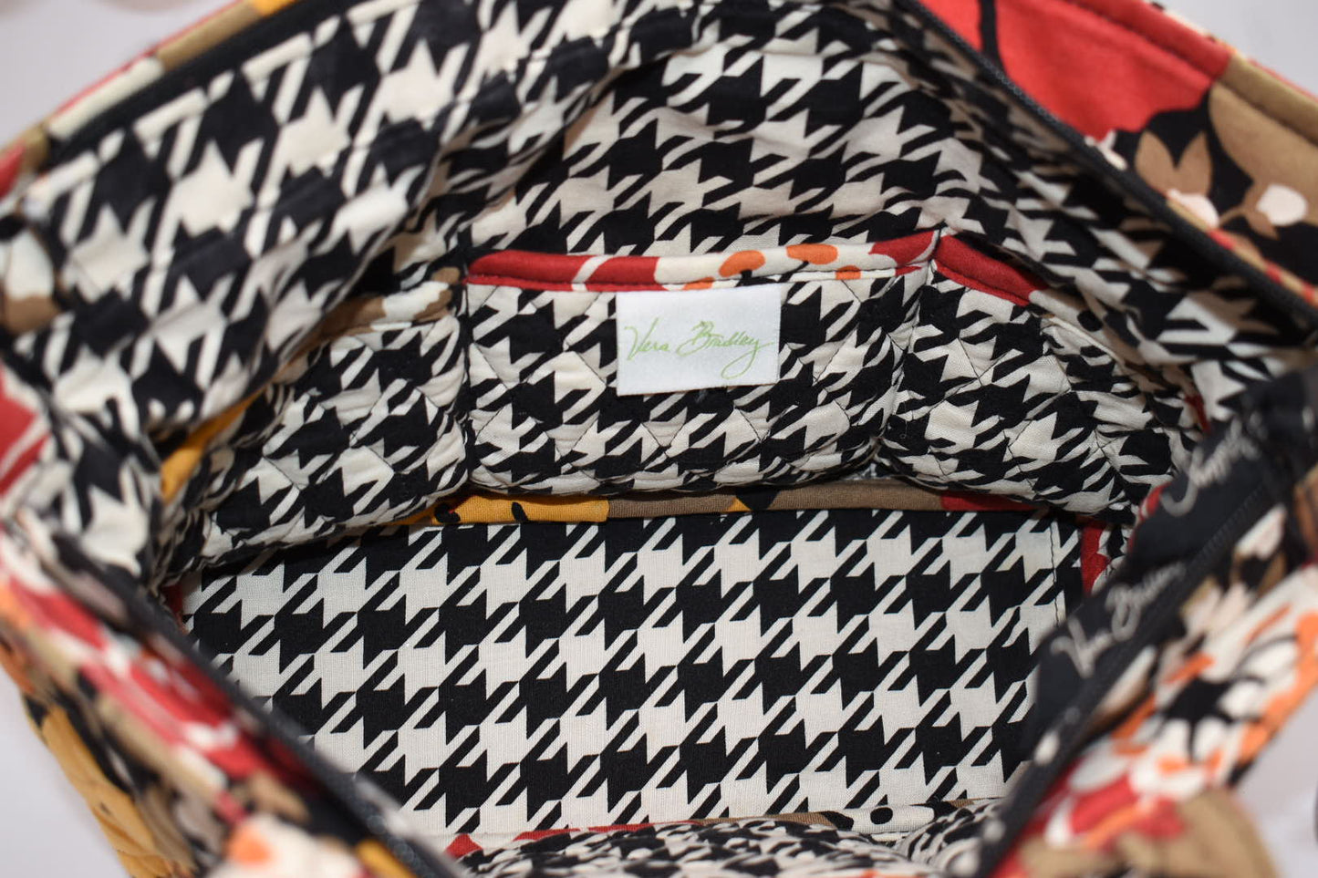 Vera Bradley Little Mandy Tote Bag in "Bittersweet" Pattern