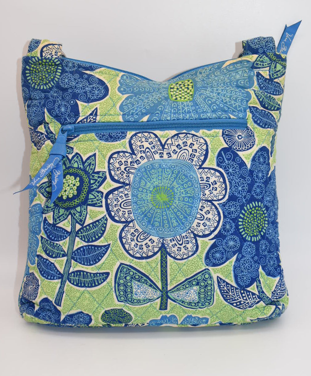 Vera Bradley Hipster Crossbody Bag in "Doodle Daisy" Pattern