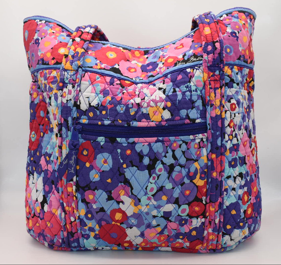 Vera Bradley Large Vera Tote Bag in "Impressionista" Pattern
