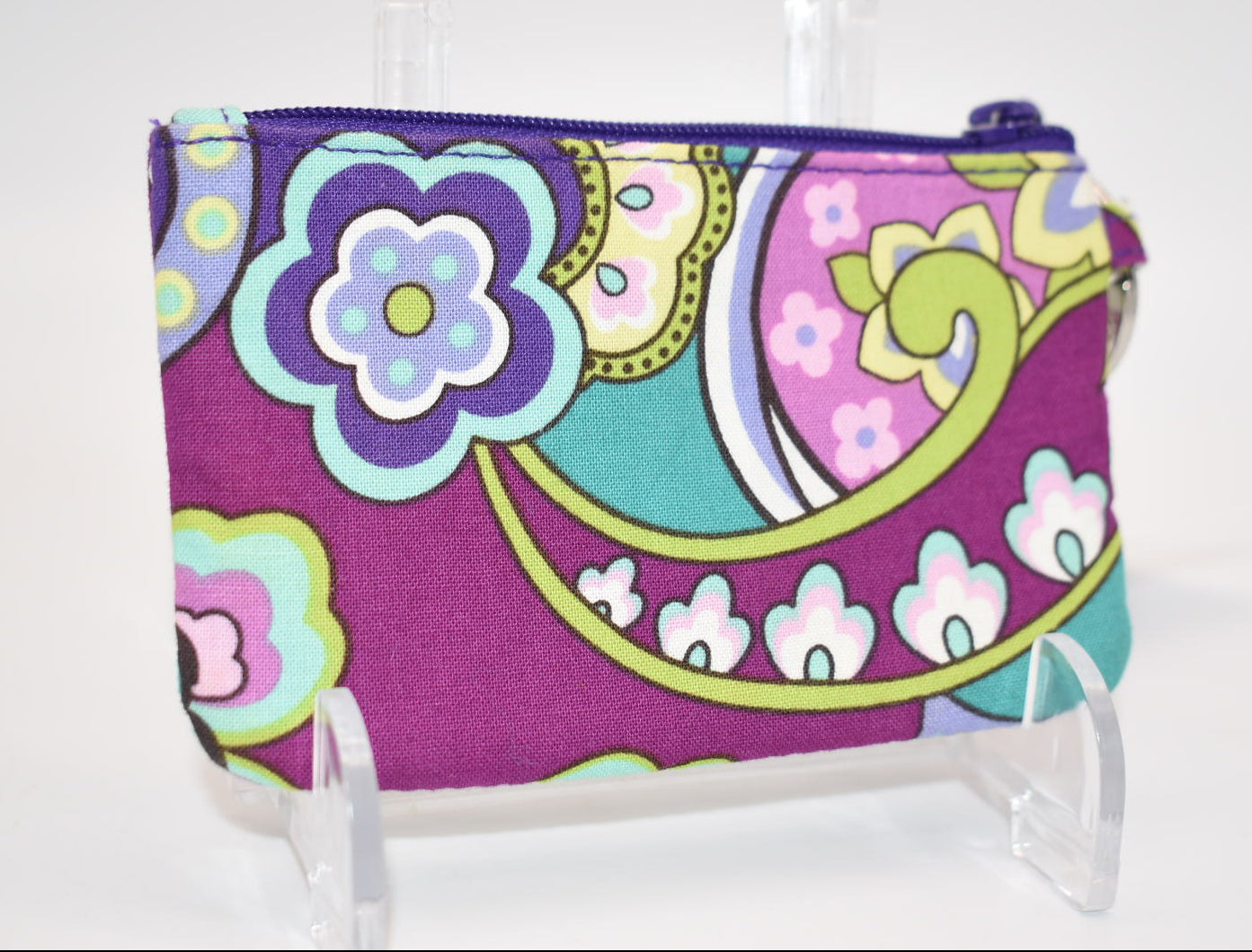 Vera Bradley ID Holder Zip Coin Pouch in "Heather" Pattern