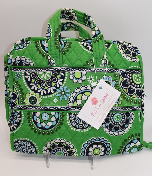 Vera Bradley Travel Cosmetic & Toiletries Organizer in "Cupcake Green" Pattern