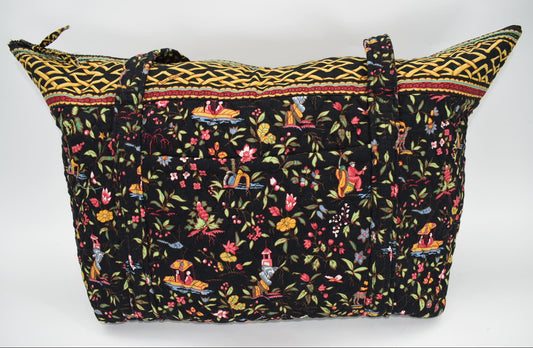 Vera Bradley Miller Large Travel Tote Bag in "Ming" Pattern