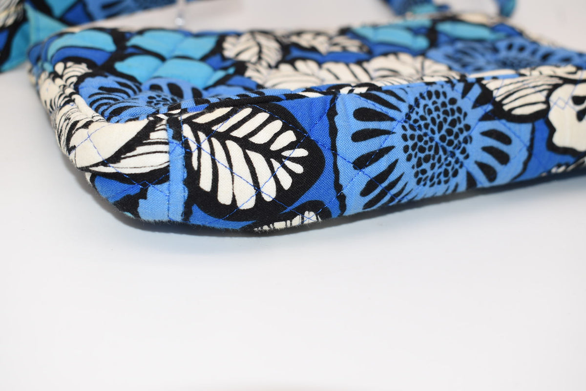 Vera Bradley Little Crossbody Bag in "Bayou Blue" Pattern