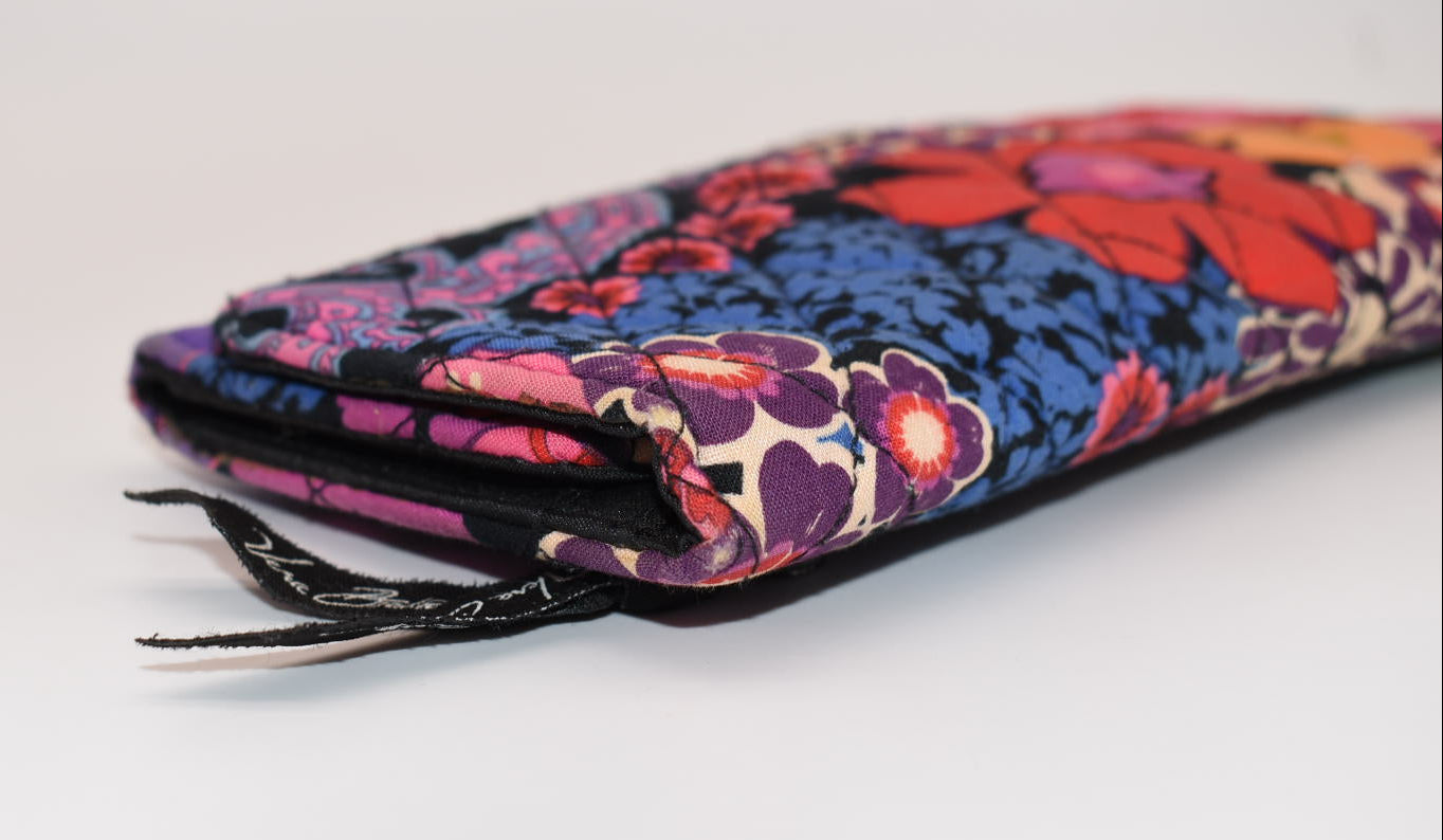 Vera Bradley Trifold Wallet in "Floral Fiesta" Pattern