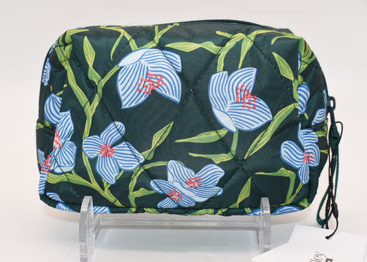 Vera Bradley Ultralight Small Cosmetic Bag in "Charlotte Stems" Pattern