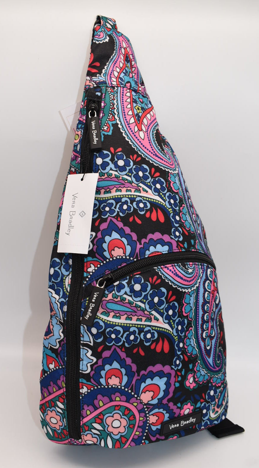 Vera Bradley Lighten Up Sling Backpack in "Haymarket Paisley" Pattern