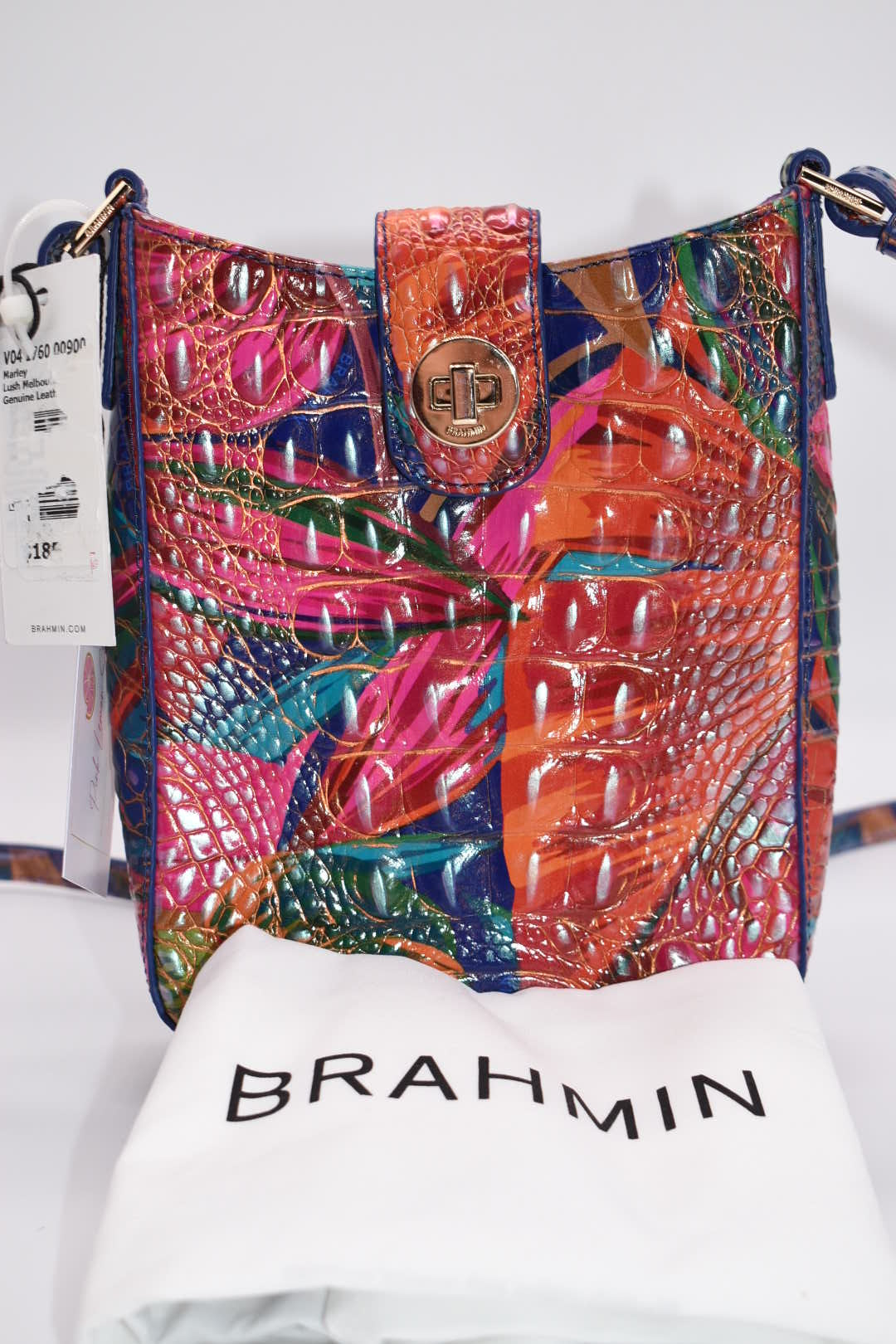 Brahmin Marley Crossbody Bag in Lush Melbourne