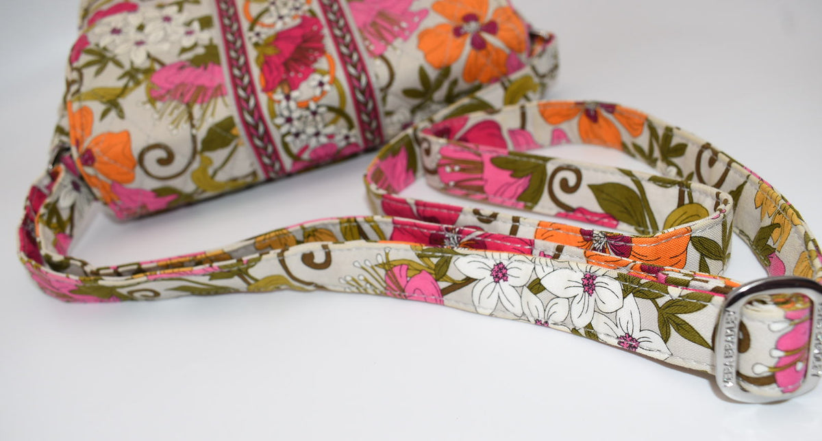 Vera Bradley Rachel Convertible Crossbody Shoulder Bag in "Tea Garden" Pattern