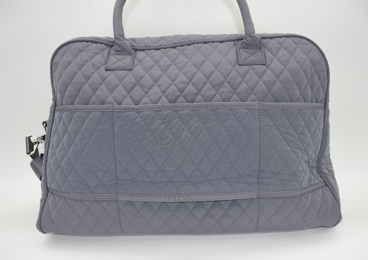 Vera Bradley Microfiber Weekender Travel Bag in Gray