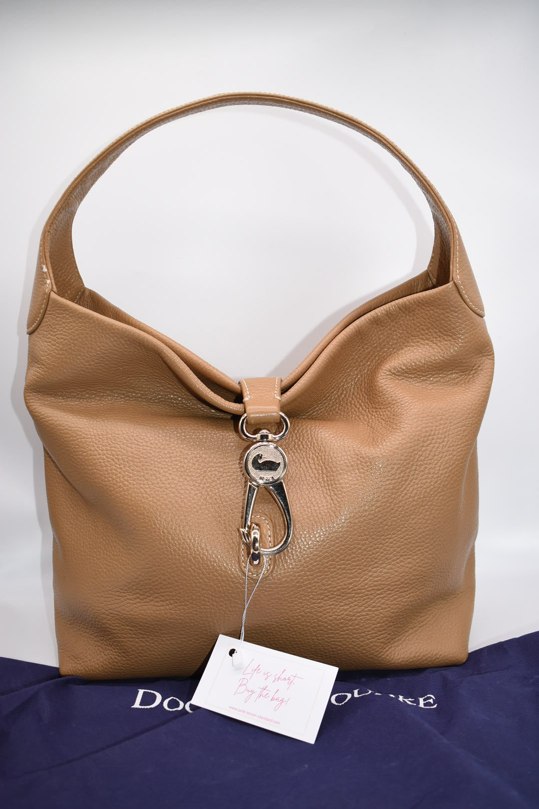 Dooney & Bourke Large Logo Lock Shoulder Bag