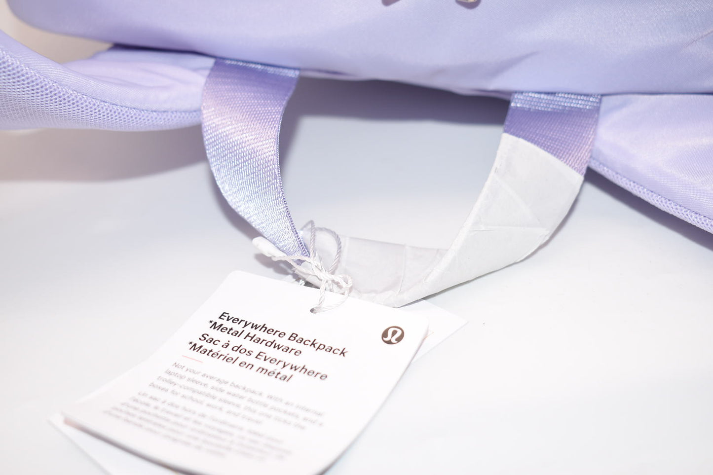 Lululemon Everywhere 22L Metal Hardware Backpack in Lavender & Gold