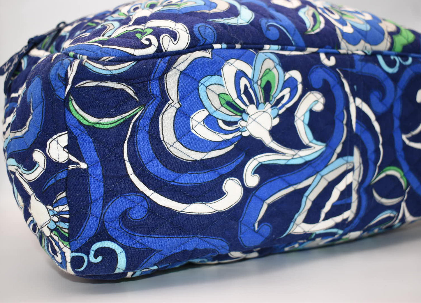 Vera Bradley Travel Diaper Baby Bag in "Mediterranean Blue" Pattern