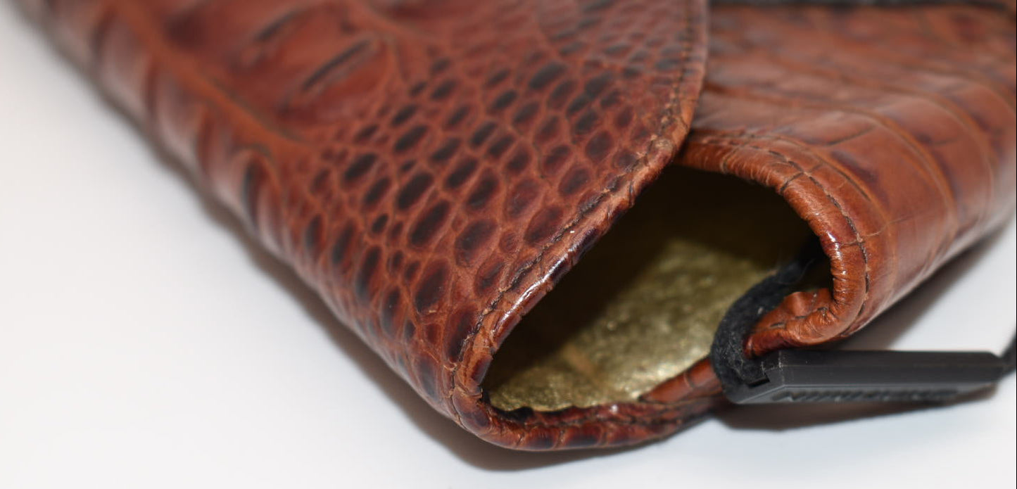 Brahmin Eyewear Case in Pecan Melbourne