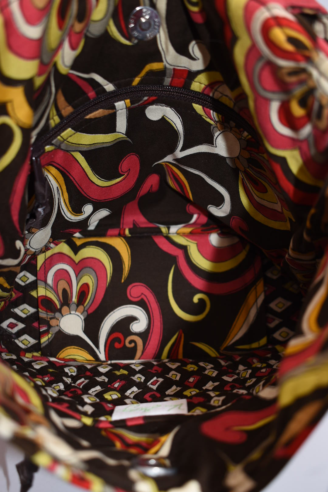 Vera Bradley Bucket Tote Bag in "Puccini" Pattern