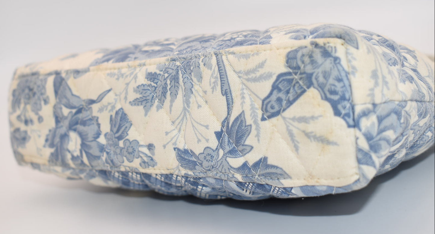 Vintage Vera Bradley Shoulder Bag "Blue Toile -2001" Pattern