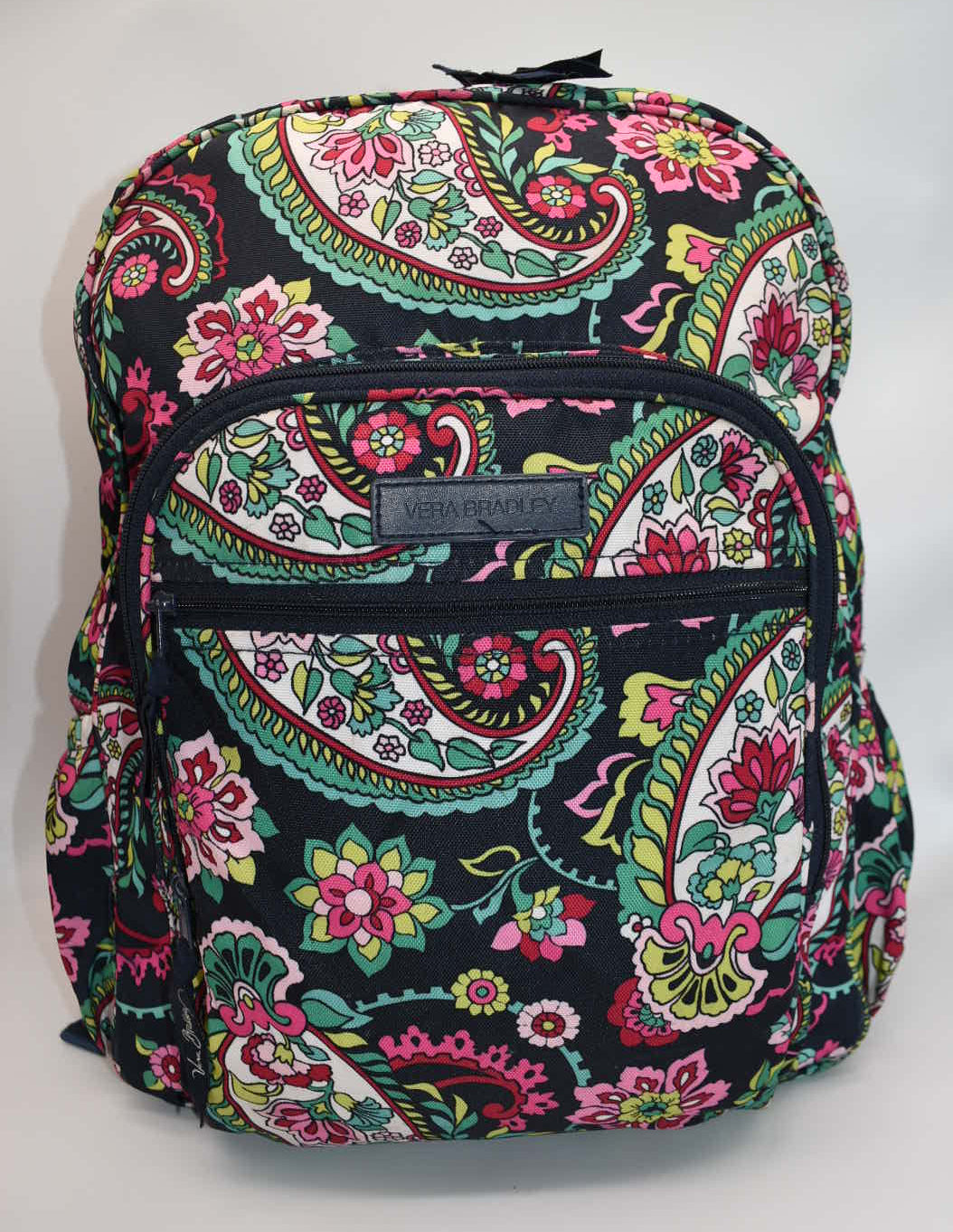 Vera Bradley Lighten Up Campus Backpack in "Petal Paisley" Pattern