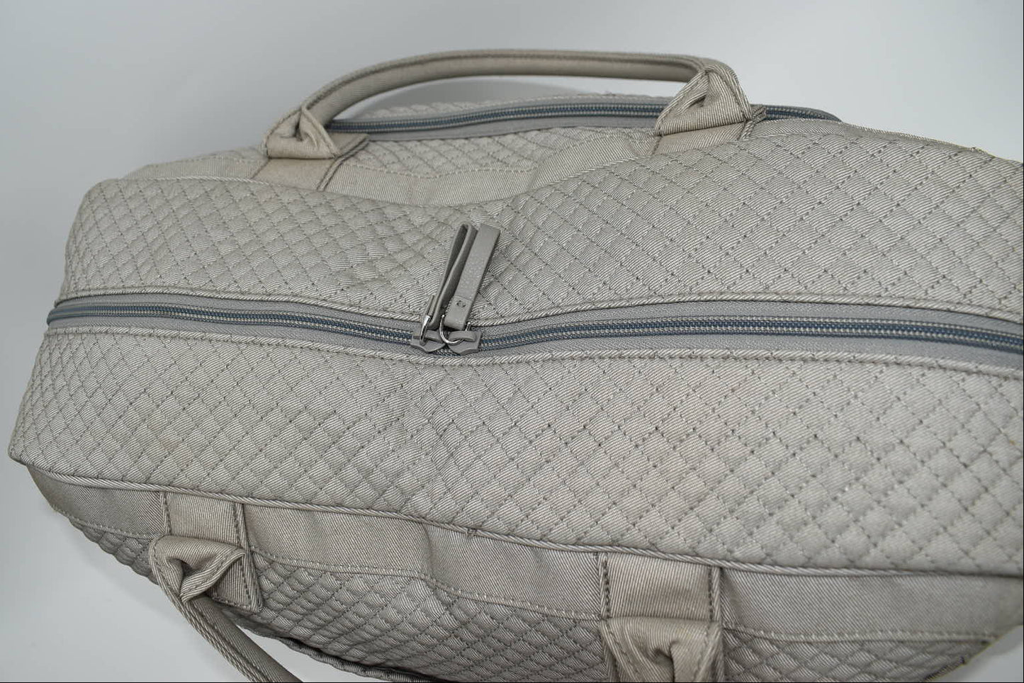 Vera Bradley Iconic Weekender Travel Bag in Charcoal Gray