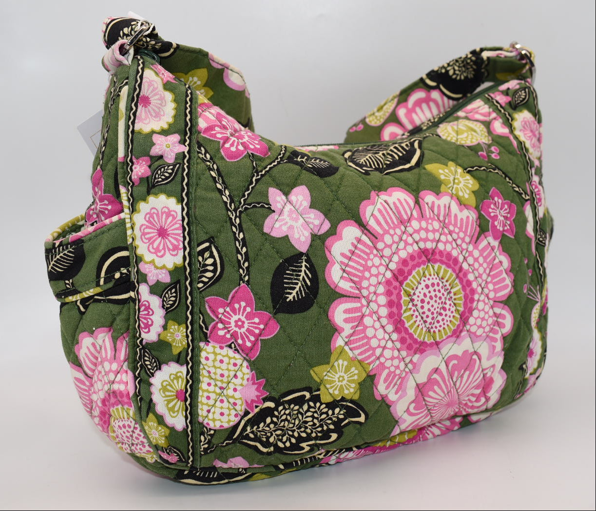 Vera Bradley On-the-Go Crossbody Bag in "Olivia Pink" Pattern