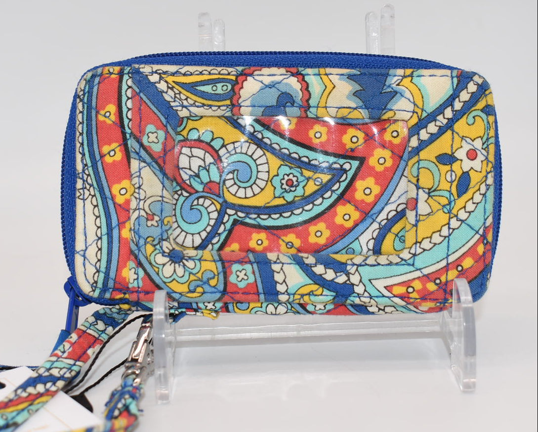 Vera Bradley "All in One" Wristlet in "Marina Paisley" Pattern