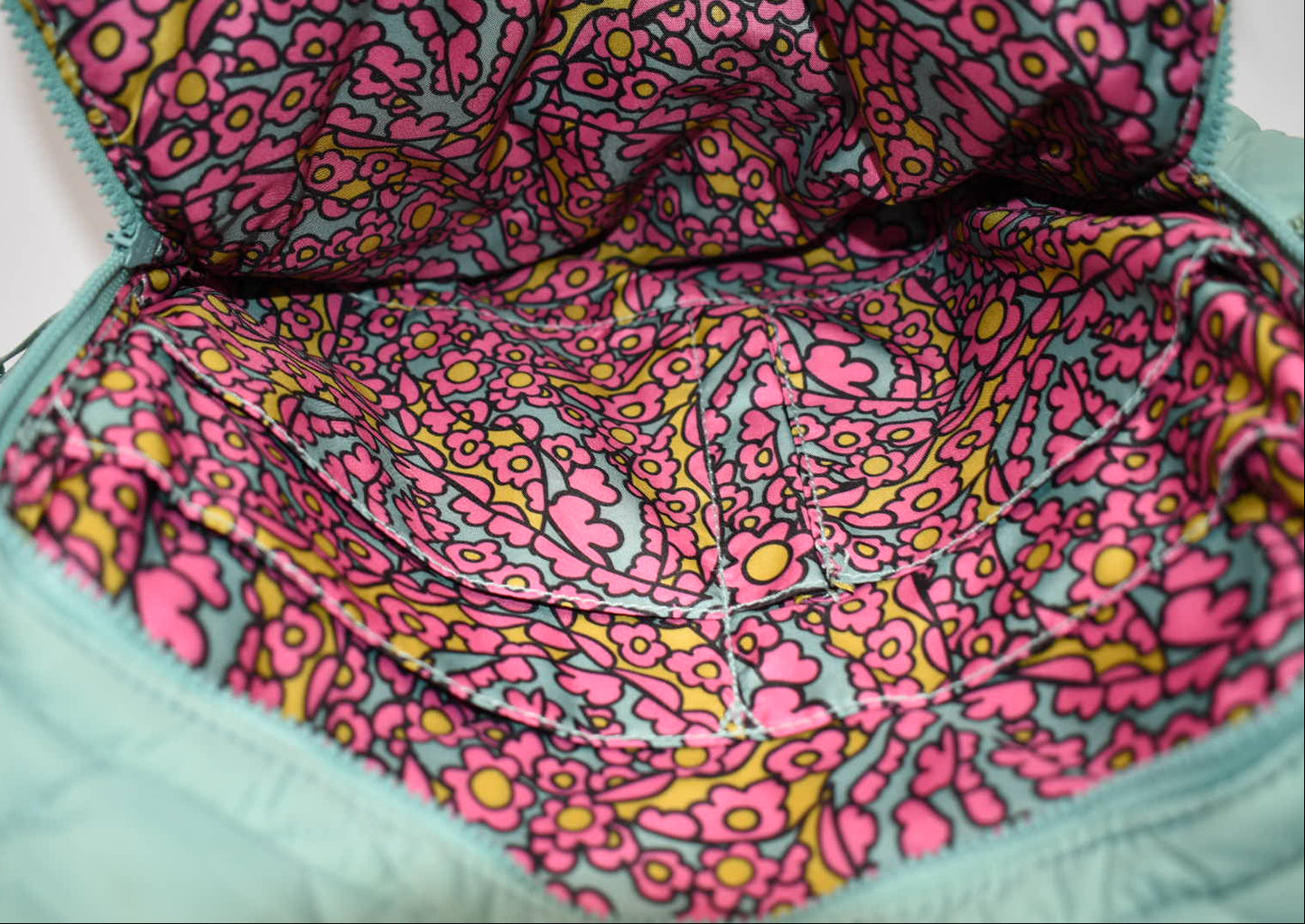 Vera Bradley Large Bancroft Backpack in "Mint Green"