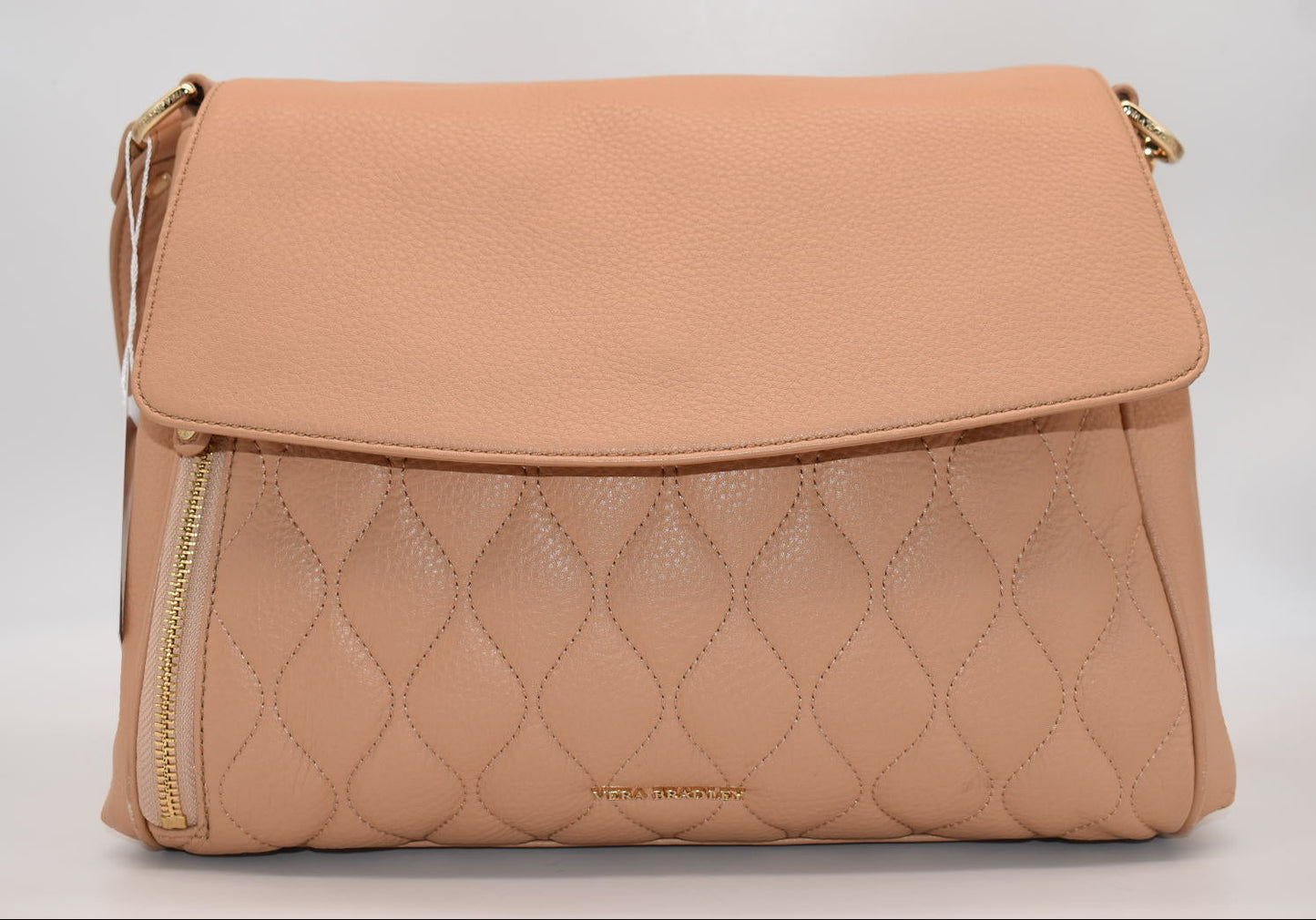 Vera Bradley Cara Convertible Shoulder / Crossbody Bag in Quilted Leather